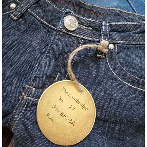 Boston Jean Woman 27 Company Rhinestone Low-rise Skinny Stretch Denim Boot Cut - Picture 3 of 14